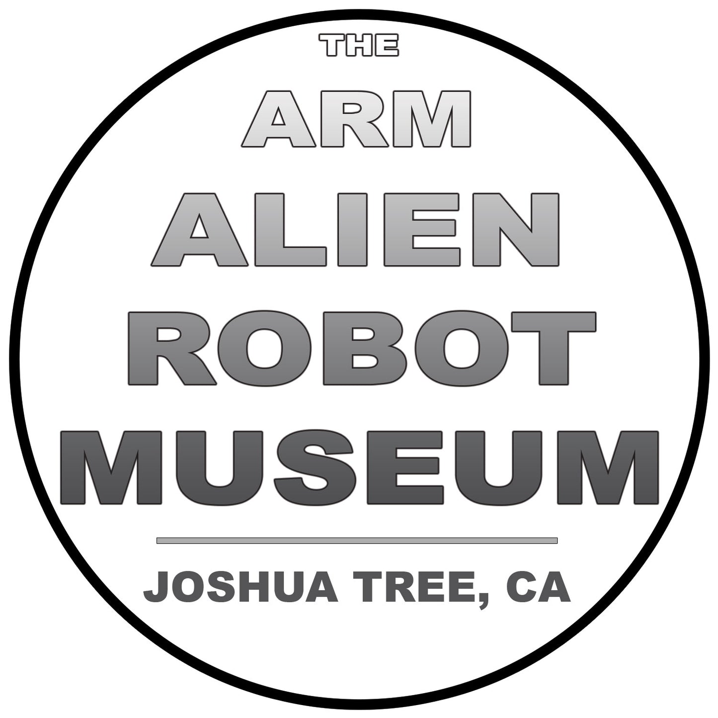 The Alien Robot Museum Pin is an official museum edition created in Joshua Tree, California.