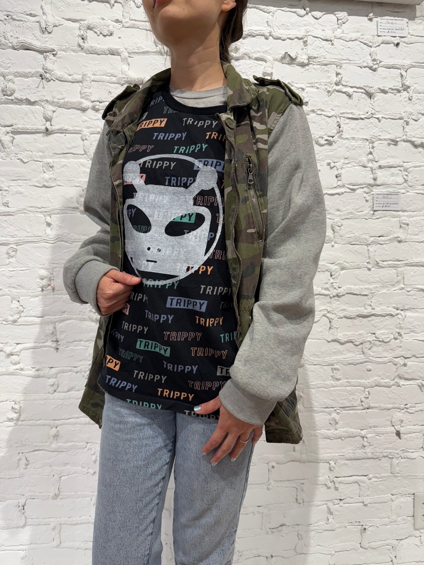 Woman's Alien Robot T-Shirt One of a Kind (Sm-XL) 003 - FREE SHIPPING