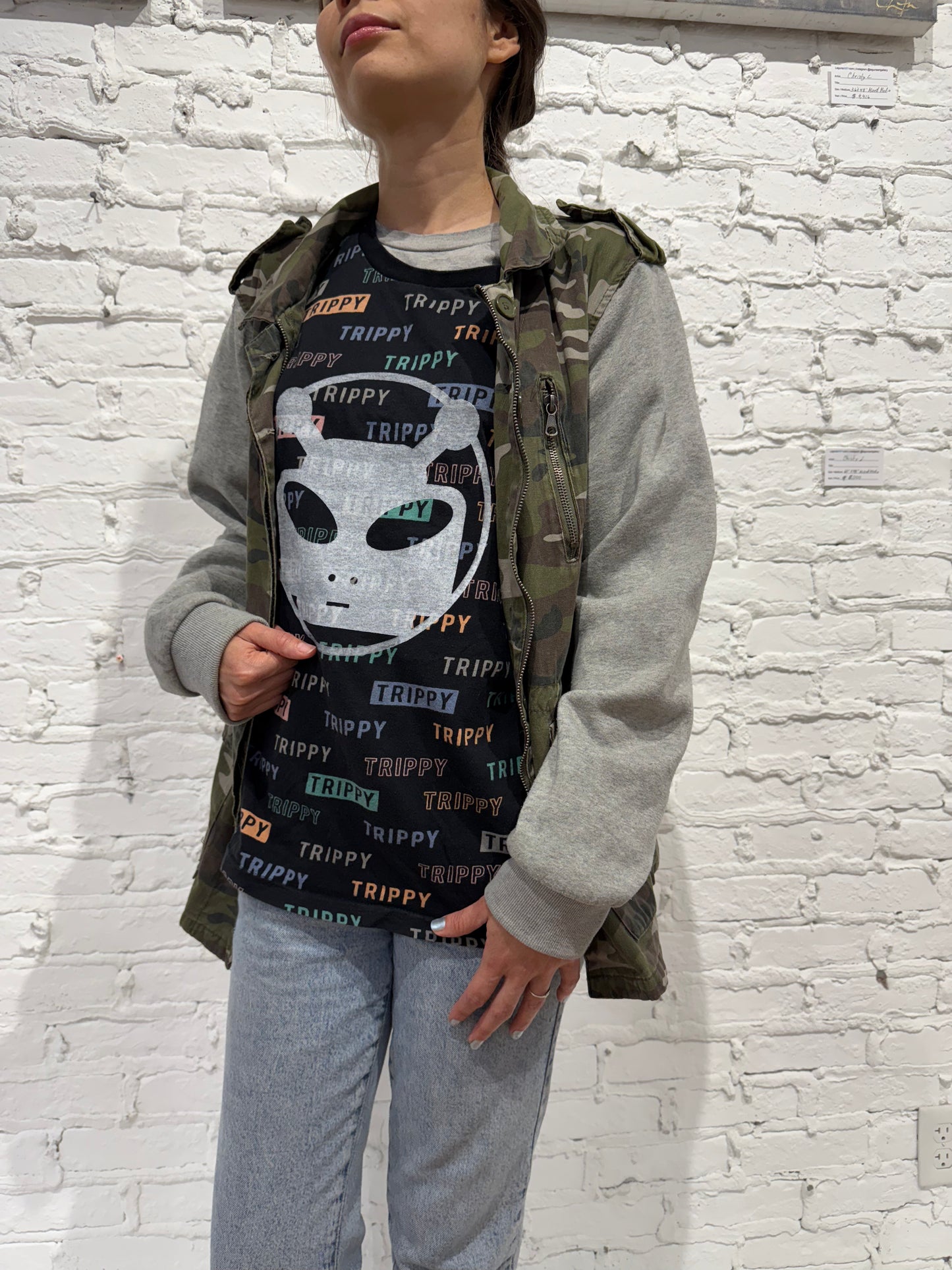 Woman's Alien Robot T-Shirt One of a Kind (Sm-XL) 003 - FREE SHIPPING