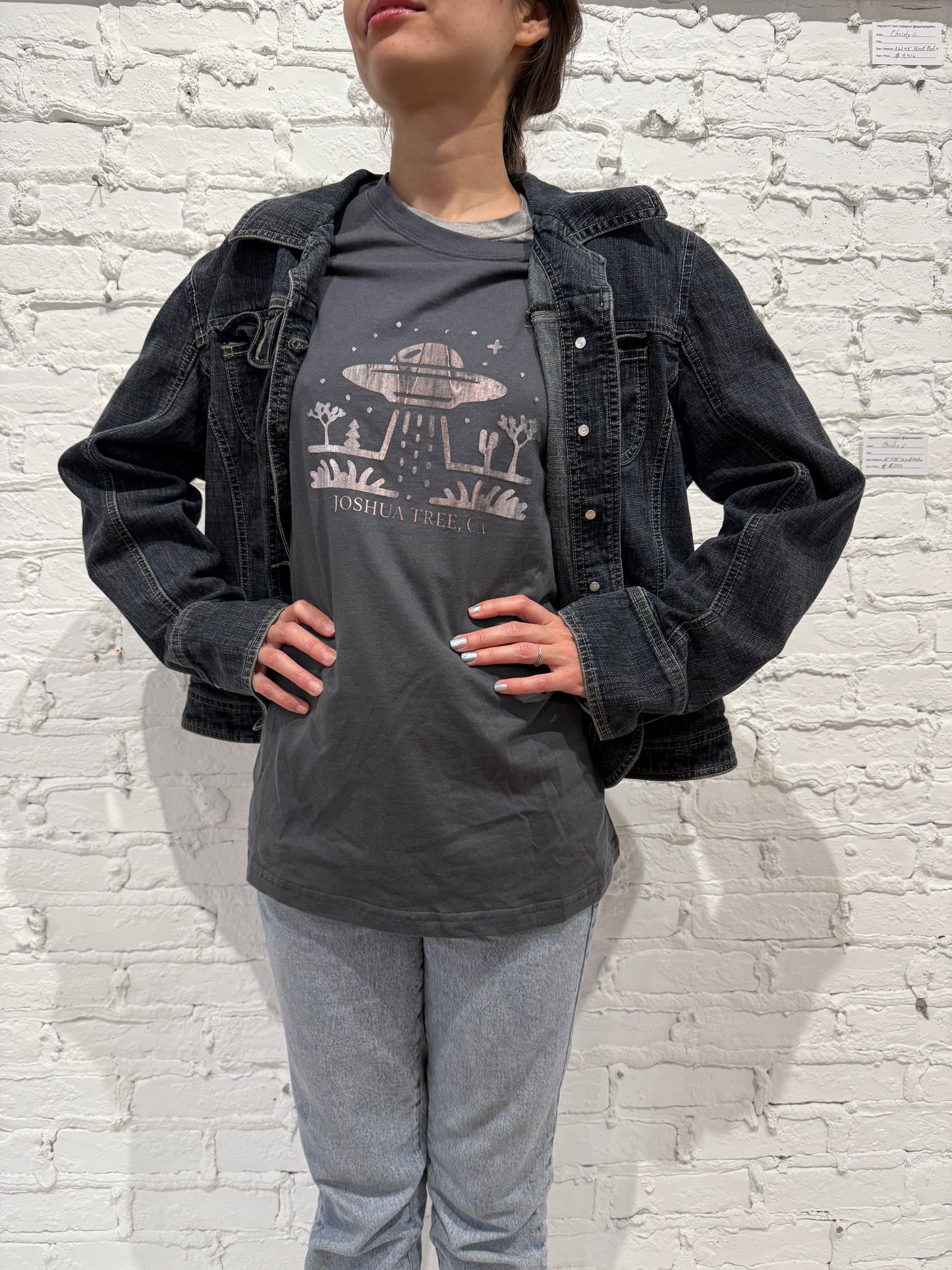 Woman's Alien Robot T-Shirt One of a Kind (Sm-XL) 002 - FREE SHIPPING