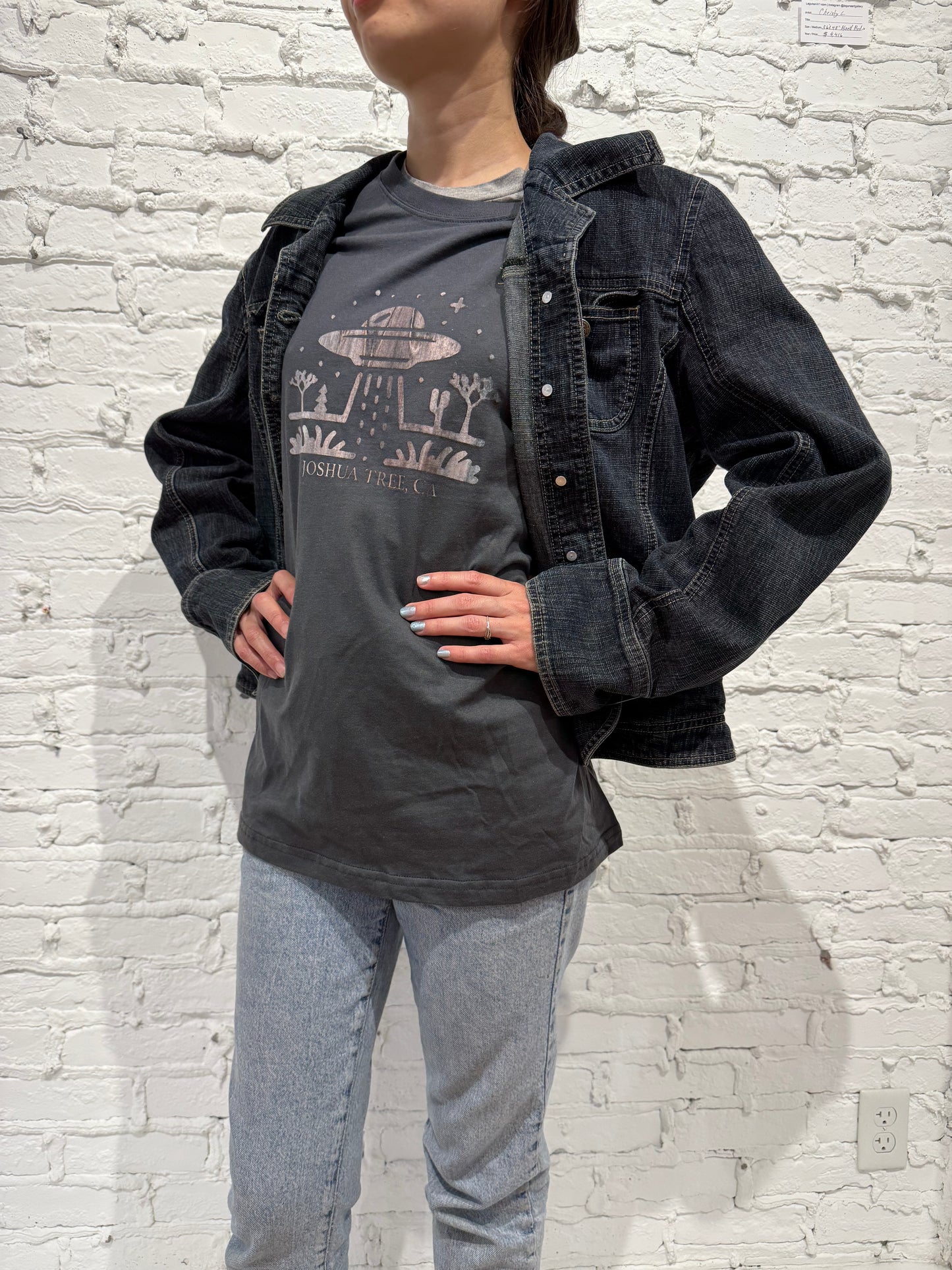 Woman's Alien Robot T-Shirt One of a Kind (Sm-XL) 002 - FREE SHIPPING