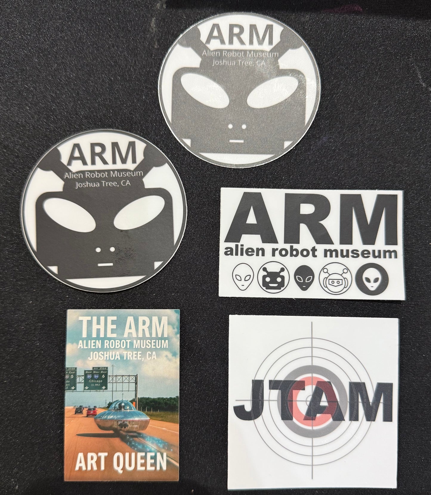 Alien Robot Sticker Pack (5 Stickers) only a buck a piece