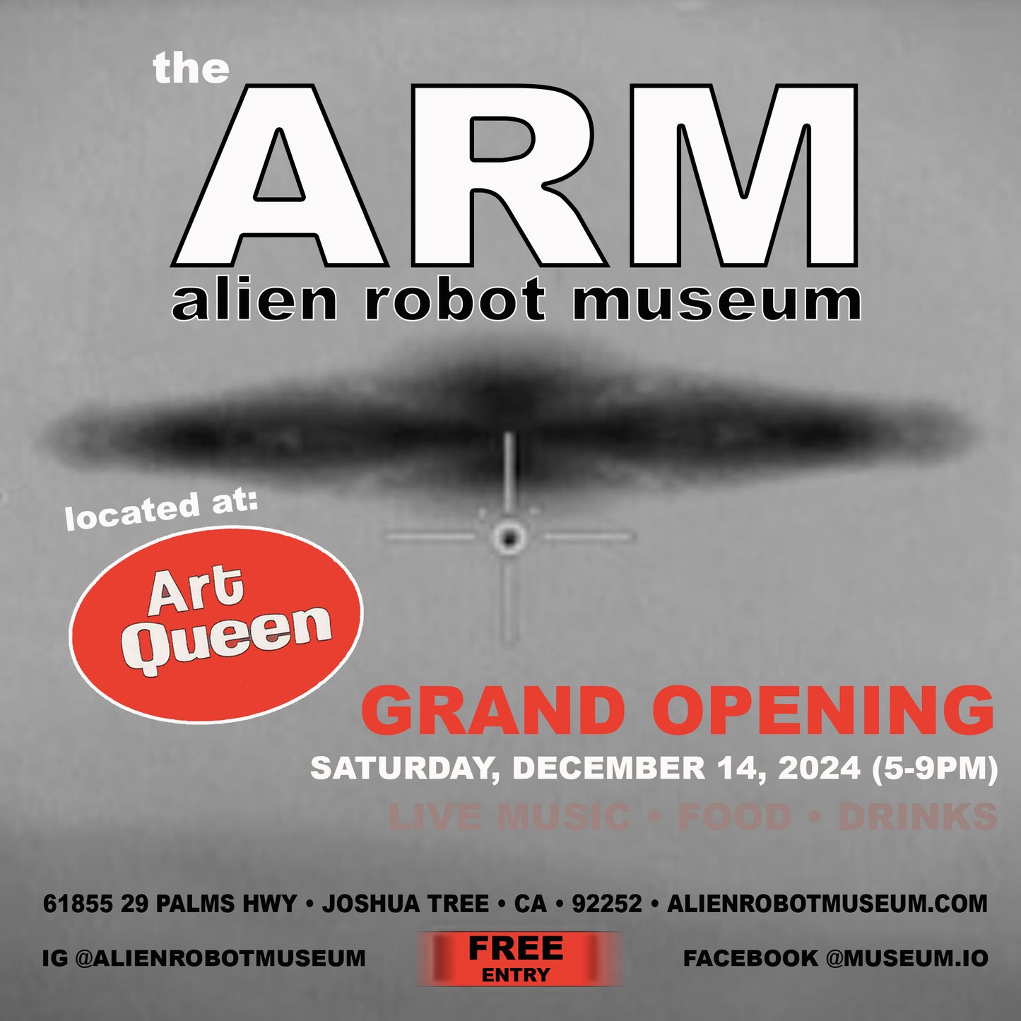 THE ARM GRAND OPENING POSTER 11"X17" ONLY 20 LEFT!