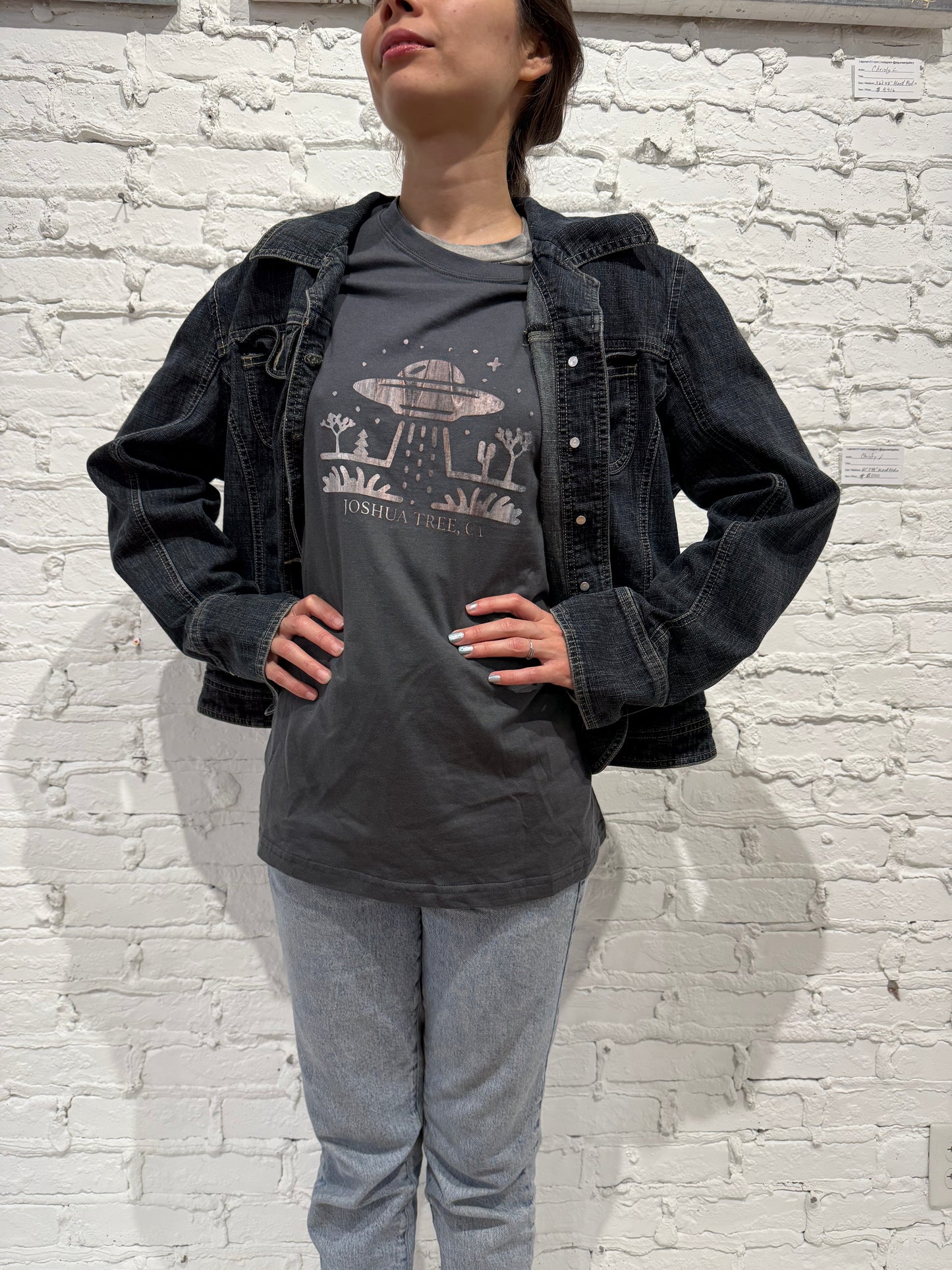 Woman's Alien Robot T-Shirt One of a Kind (Sm-XL) 002 - FREE SHIPPING
