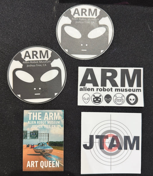 Alien Robot Sticker Pack (5 Stickers) only a buck a piece
