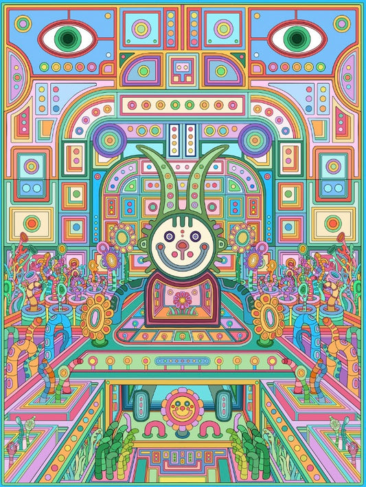 Harry Pack 18'X12" Limited Edition 1/10 Signed Holographic Paper 2