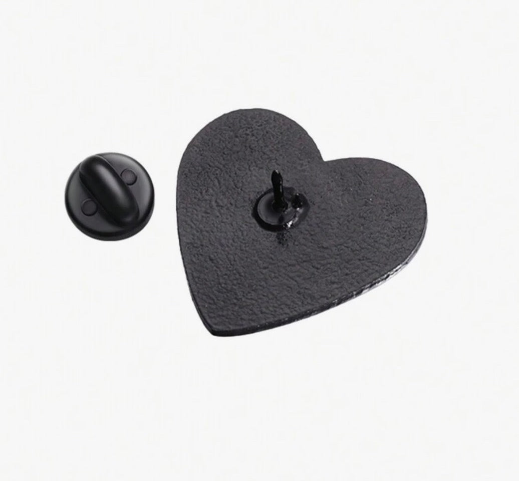 Be a good Human Heart Pin at the Arm Alien Robot Museum