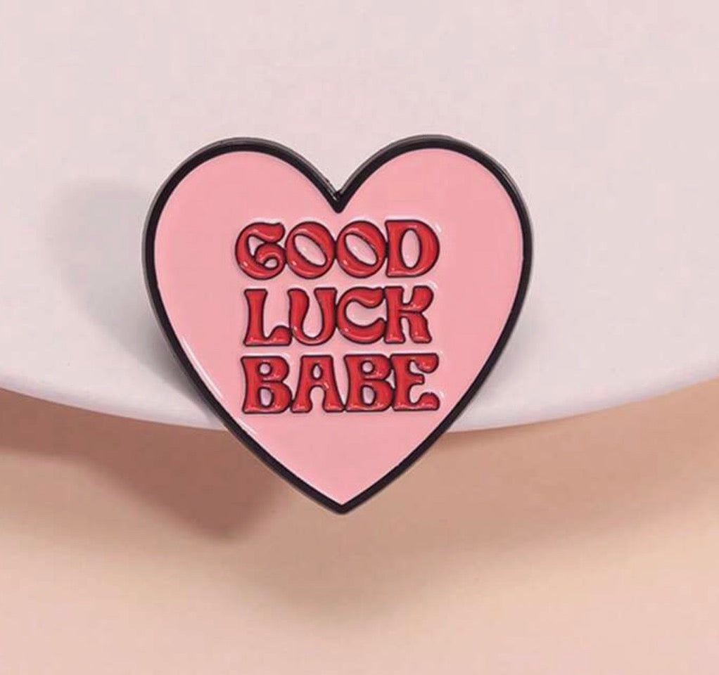 Be a good Human Heart Pin at the Arm Alien Robot Museum