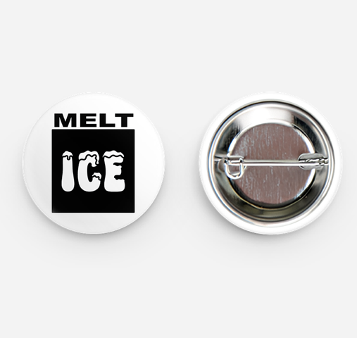 Melt ICE Enamel Pin – ARM Alien Robot Museum | Art for Human Rights
